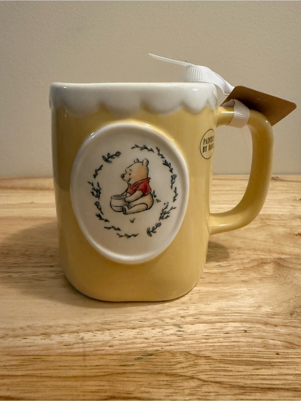 Rae Dunn Yellow Winnie The Pooh Mug
